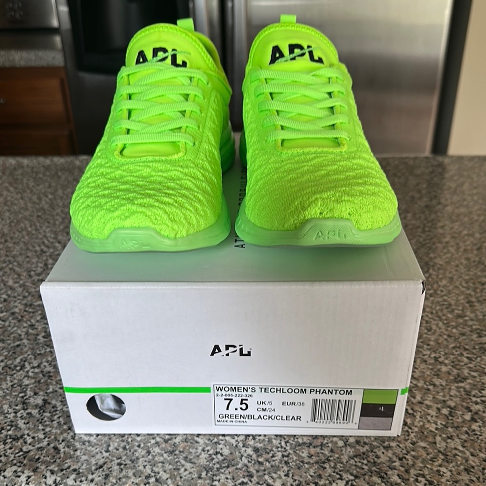 APL TechLoom Phantom Neon Green Sneakers